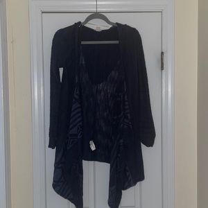 Casual sweater with hood